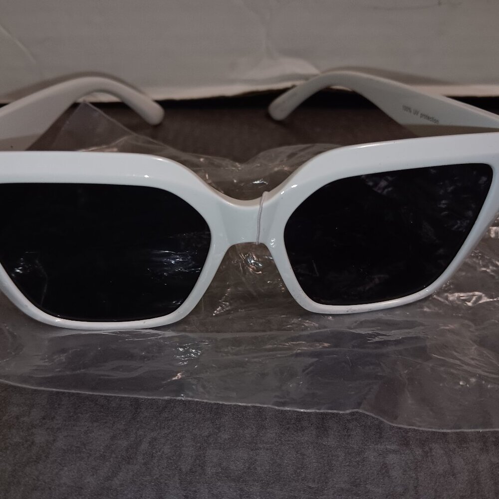 Sunglasses from Nordstrom. Brand new in Package. Cats Eye, Details & Care: White